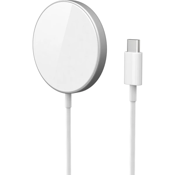 iWant MagSafe iPhone nabíječka + 20W USB-C adaptér stříbrná - Nabíječky - Obrázek OS2F300401