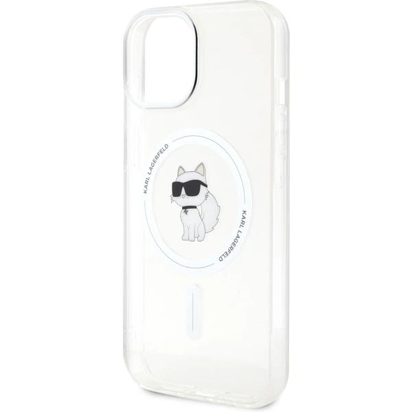 Karl Lagerfeld IML Choupette MagSafe kryt iPhone 15 čirý - Pouzdra - Obrázek OSI8000601