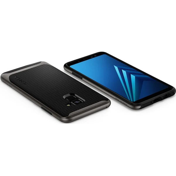 Spigen Neo Hybrid kryt Samsung Galaxy A8 (2018) šedý - Pouzdra - Obrázek OSLO000101