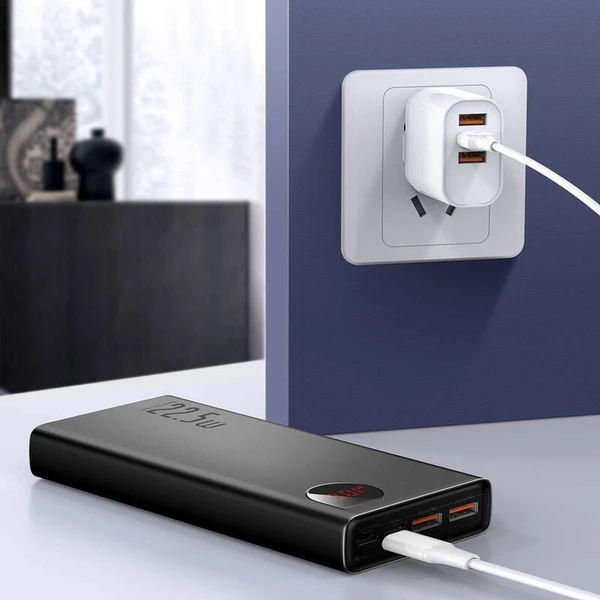 Baseus Adaman Metal 20000mAh, 22,5W černá - Powerbanky - Obrázek OTHL000K01