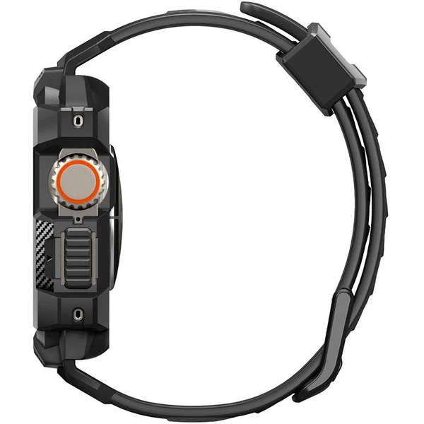 Spigen Rugged Armor Pro řemínek s pouzdrem Apple Watch Ultra 3/2/1 (49mm) černý - Pouzdra - Obrázek OTK0000N01