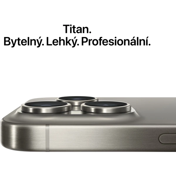 Apple iPhone 15 Pro 512GB přírodní titan (Kategorie C) - Mobilní telefony - Obrázek OV39000601