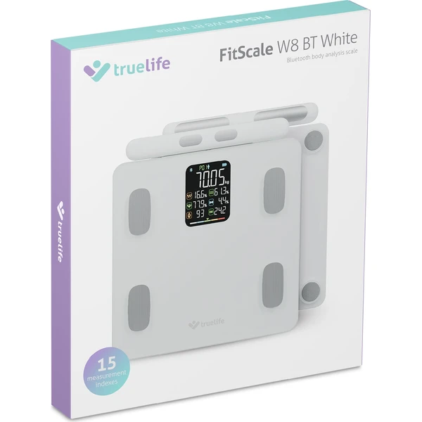 TrueLife FitScale W8 chytrá váha bílá - Chytré váhy - Obrázek OVUL000K01