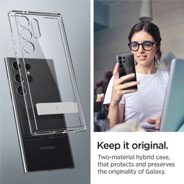 Spigen Ultra Hybrid S kryt Samsung Galaxy S24 Ultra čirý - Pouzdra - Obrázek OW91000P01
