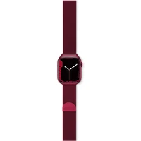 EPICO Řemínek MILANESE Apple Watch 42/44/45 mm červený - Řemínky