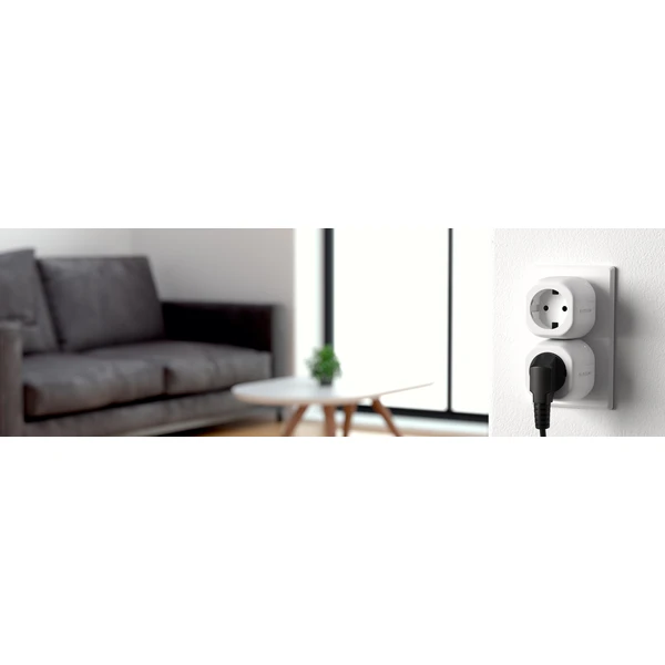 Satechi Apple Homekit Smart Outlet chytrá zásuvka (EU) bílá  - Chytré zásuvky - Obrázek OXBT000501