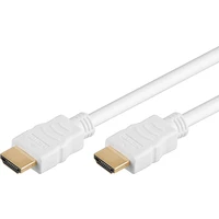 PremiumCord HDMI 1.4/HDMI 1.4 kabel s ethernetem 4K 3m bílý - Kabely a redukce