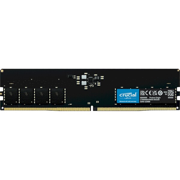 Crucial DDR5 16GB 5600MHz CL46 DIMM (1x16GB) (CT16G56C46U5) Černá