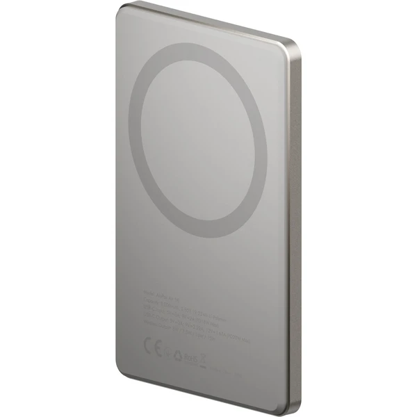 ENERGEA AluPac Air powerbanka s MagSafe, 5000 mAh béžová - Powerbanky - Obrázek OXS3000O01