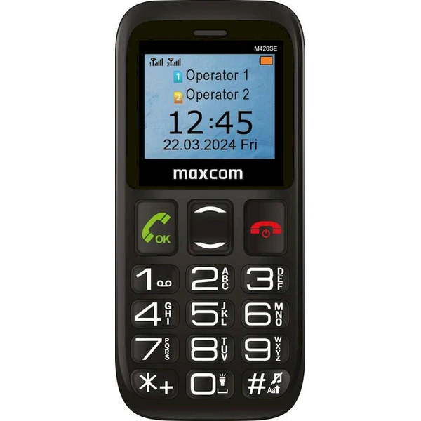 MaxCom MM426SE černý - Mobilní telefony - Obrázek OYHI000K01
