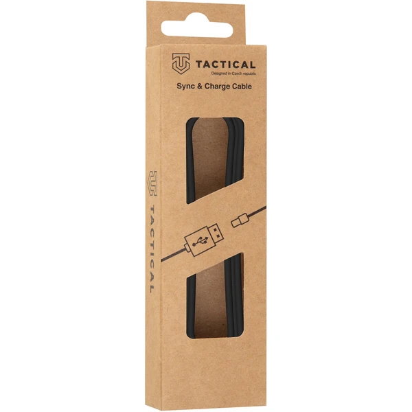 Tactical Smooth Thread  USB-C/USB-C napájecí kabel 15W 1m černý - Kabely a redukce - Obrázek P09Z000501