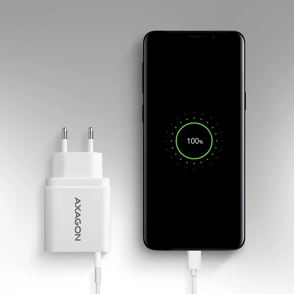 AXAGON ACU-QC19W nabíječka do sítě 19W USB-A bílá - Nabíječky - Obrázek P0M0000P01