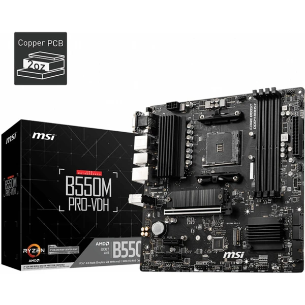MSI B550M PRO-VDH  - Základní desky - Obrázek P0M3700301