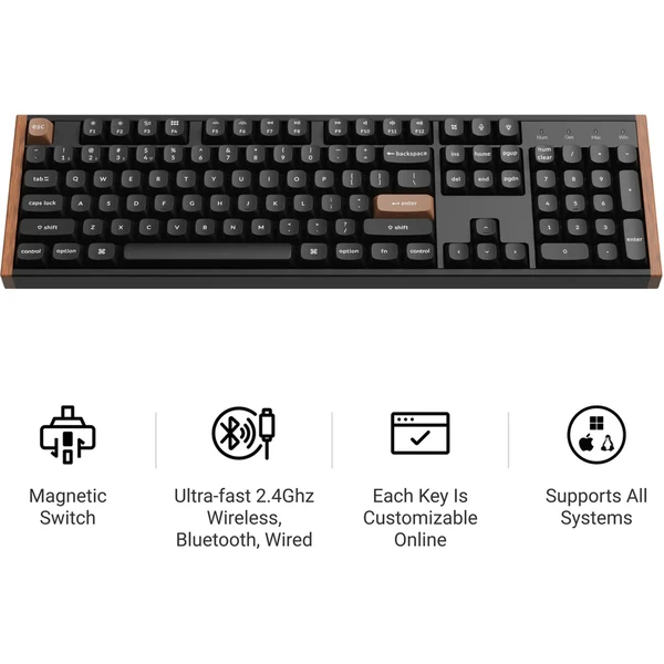 Keychron K10 HE herní klávesnice (US) černá - Klávesnice - Obrázek P0MG000K01