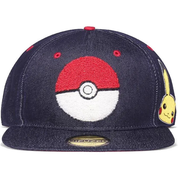 Kšiltovka Pokémon - Denim Pokeball