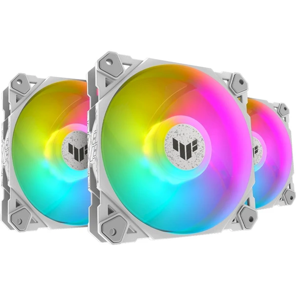 ASUS TUF Gaming TF120 120mm ARGB bílá 3x120mm - Ventilátory pro PC - Obrázek P1S9000K01