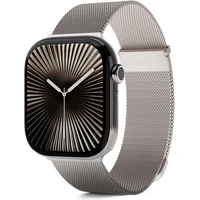 iWant Milanese+ řemínek pro Apple Watch 49/46/45/44/42mm hvězdně bílý - Řemínky