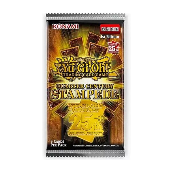 Konami Yu-Gi-Oh Quarter Century Stampede Booster