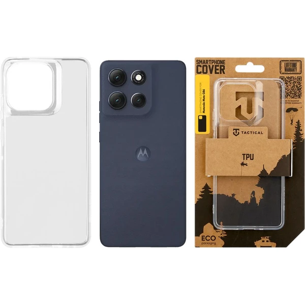 Tactical TPU kryt Motorola Moto G86 čirý - Pouzdra - Obrázek P29O000K01