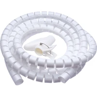 CONNECT IT trubice pro organizaci kabelů, 2,5m x 20mm, bílá - Vychytávky