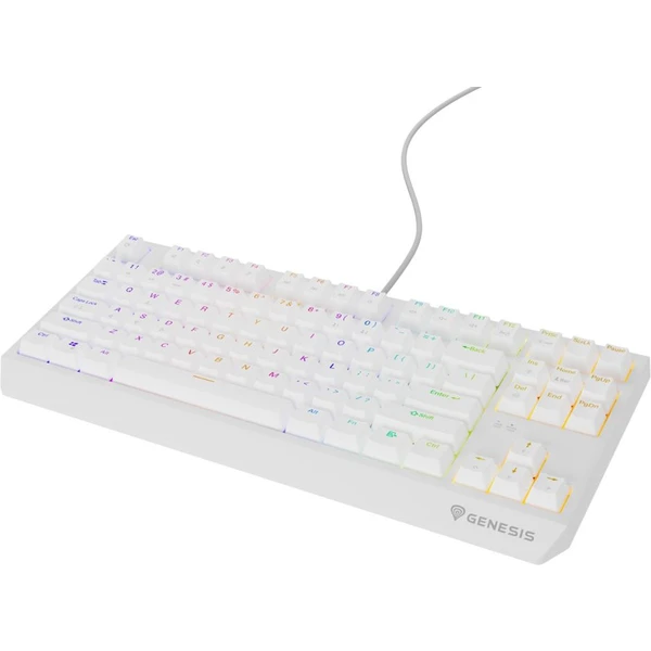 Genesis THOR 230 TKL RGB mechanická klávesnice bílá Outemu Brown - Klávesnice - Obrázek P2I5000O01