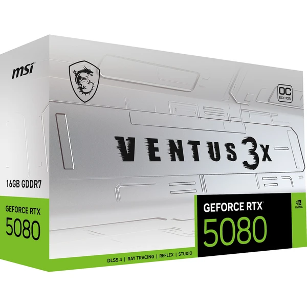 MSI NVIDIA GeForce RTX 5080 16G VENTUS 3X OC WHITE - Grafické karty - Obrázek P2SB000P01