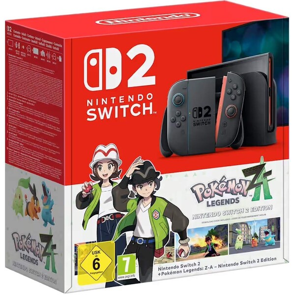 Nintendo Switch 2 + Pokémon Legends: Z-A Černá