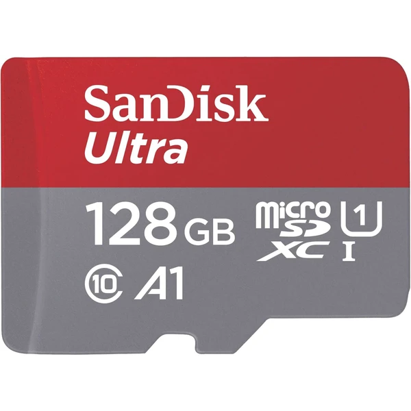 SanDisk MicroSDHC karta 128GB Ultra + adaptér - Paměťové karty - Hlavní obrázek