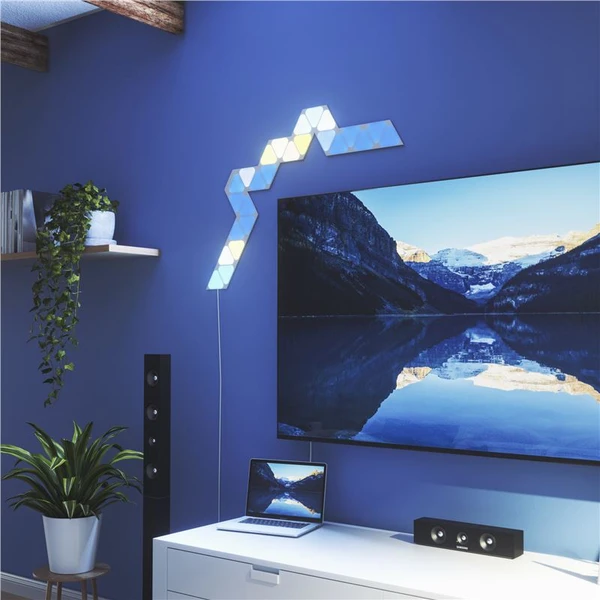 Nanoleaf Shapes Triangles Mini Expansion Pack (10 ks) chytré modulární osvětlení - Chytrá osvětlení - Obrázek P353000501