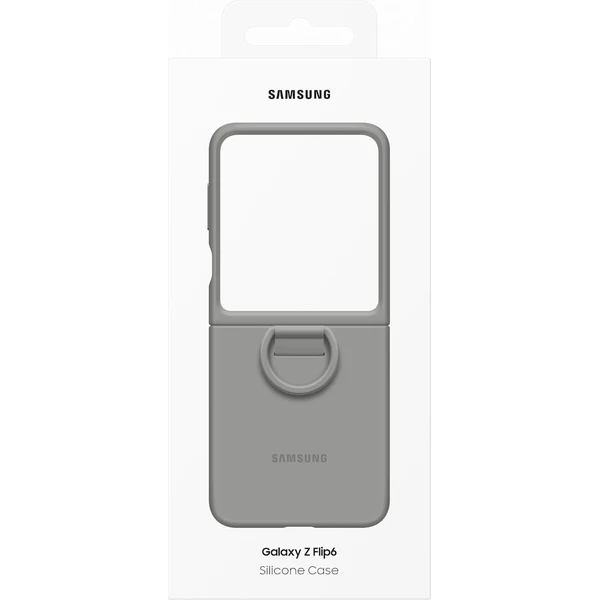 Samsung Silicone Case kryt Galaxy Z Flip6 šedý - Pouzdra - Obrázek P3E7000L01