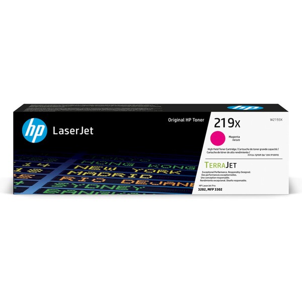 Toner HP W2193X, č. 219X - purpurový