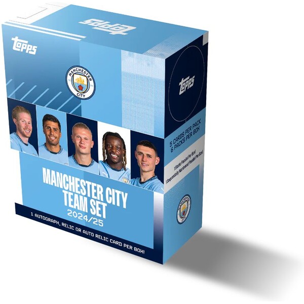Topps fotbalové karty Manchester City FC 2024/25 Team Set
