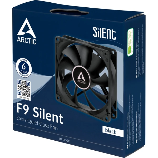 Arctic F9 SilentT Black - Ventilátory pro PC - Obrázek P3RR600301