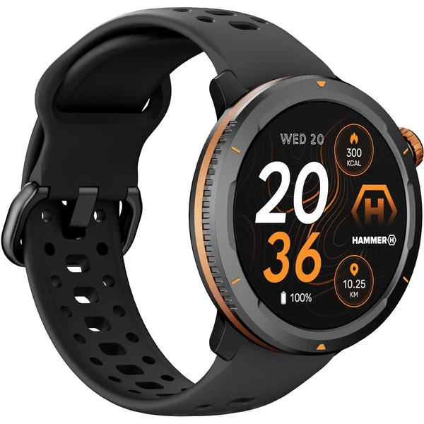 myPhone Hammer Watch 2 lite chytré hodinky oranžovo-černé - Chytré hodinky - Obrázek P3XF000N01