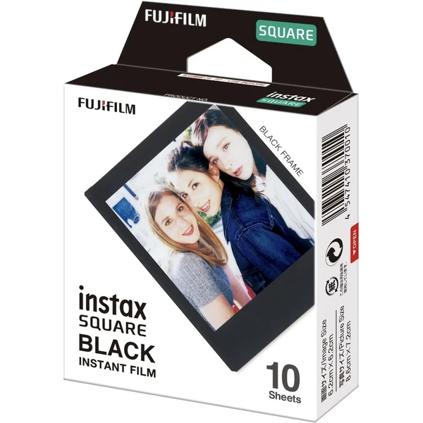 Fujifilm Instax Square Black film (10 ks) - Filmy pro instantní fotoaparáty - Obrázek P3Z6000O01