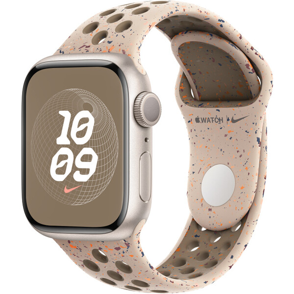 Apple Watch 38/40/41 mm Desert Stone sportovní řemínek Nike – M/L MUUR3ZM/A