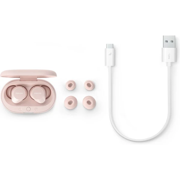 Philips TAT1209 TWS sluchátka do uší růžová - Sluchátka - Obrázek P45D000O01