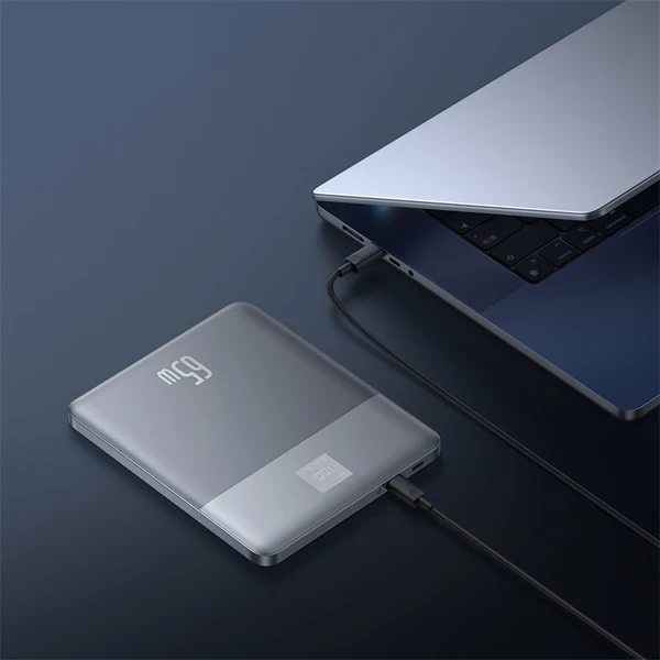 Baseus Blade2 powerbanka 12000mAh 65W stříbrná - Powerbanky - Obrázek P4AE000N01