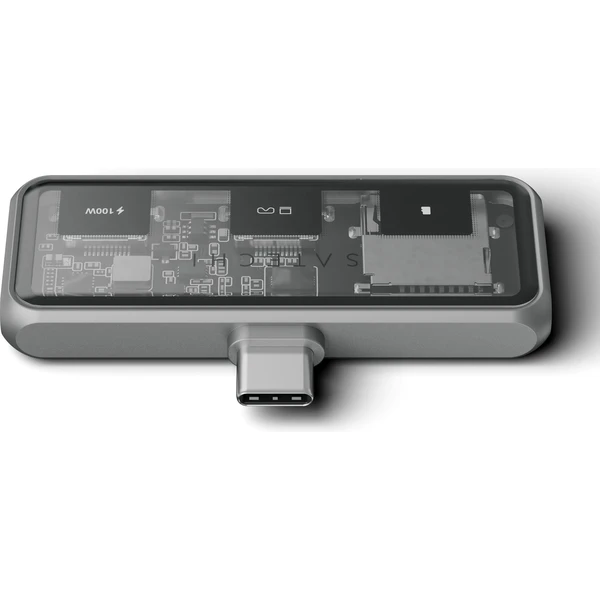 Satechi Mobile XR Hub s duálním USB-C a microSD vesmírně šedý - USB huby - Obrázek P4BF000O01