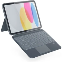 EPICO pouzdro s klávesnicí pro Apple iPad Air 11" (2025) (maďarština) šedé - Pouzdra s klávesnicí