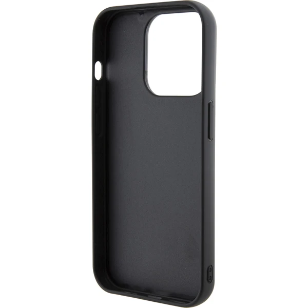 Karl Lagerfeld Saffiano Grip Stand Metal Logo kryt iPhone 15 Pro Max černý - Pouzdra - Obrázek P4I8000601