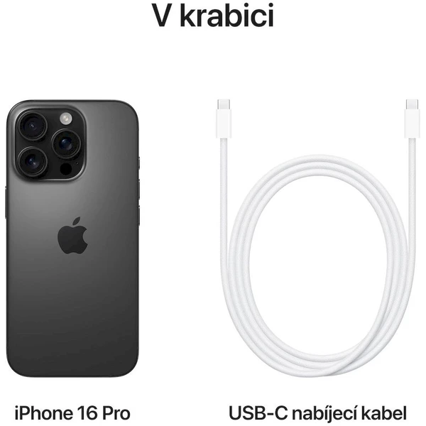 Apple iPhone 16 Pro 1TB černý titan - Mobilní telefony - Obrázek P4PD000K01