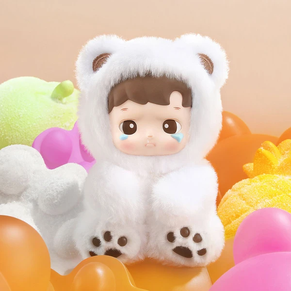 POP MART HACIPUPU Gummy Bear Series - Vinyl Plush Pendant Blind Box - Figurky - Obrázek P51L000K01