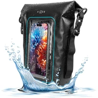 FIXED Float Bag 3L voděodolný vak s kapsou pro mobilní telefon černý - Pouzdra