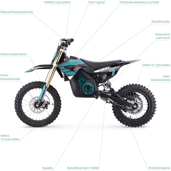 LAMAX eJumper DB70 (assembled) elektrická motorka - Elektrické motorky - Obrázek P5OL000K01