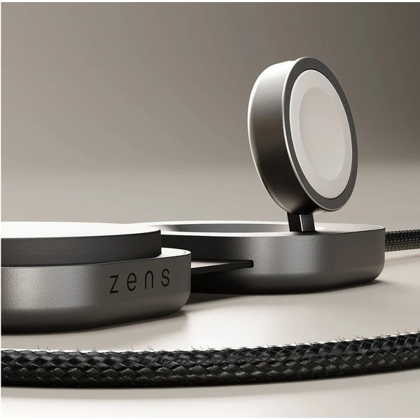 ZENS USB C-C Pro 3 MagSafe/Qi2 3v1 nabíječka s USB-C kabelem (140W) černá - Nabíječky - Obrázek P64L000K01