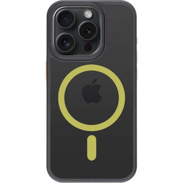 Tactical MagForce Hyperstealth 2.0 kryt iPhone 15 Pro Black/Yellow - Pouzdra - Obrázek P655000P01