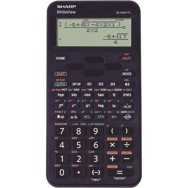 Vědecká kalkulačka Sharp EL-W531TL - 16 míst, modrá
