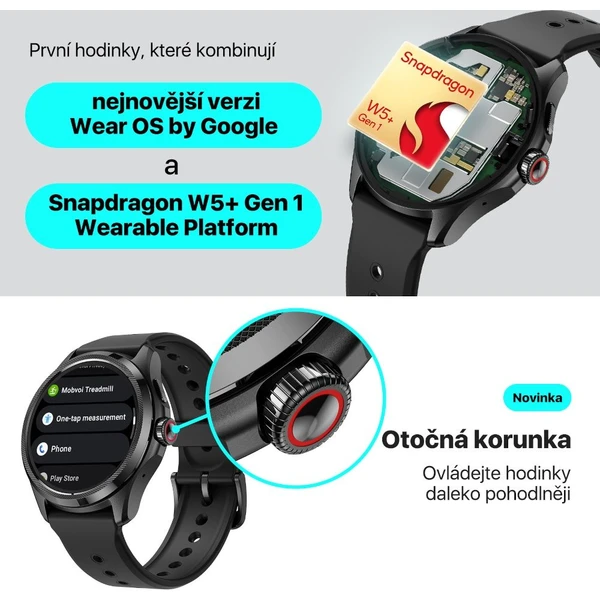 TicWatch Pro 5 GPS chytré hodinky Sandstone - Chytré hodinky - Obrázek P6E6000701