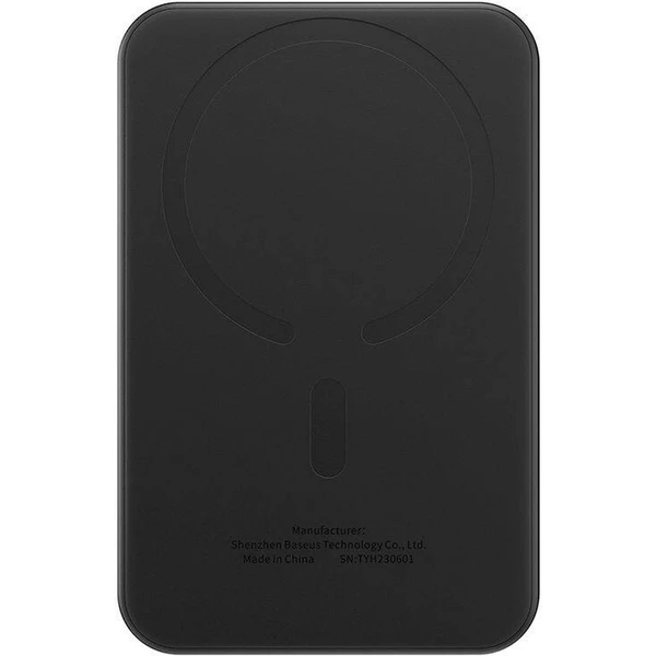 Baseus Power banka Mini s bezdrátovým nabíjením 5000 mAh 20W USB-C černá - Powerbanky - Obrázek P6X5000L01